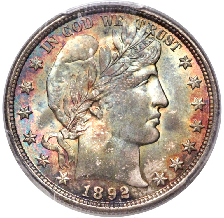 1892 Barber Half Obverse