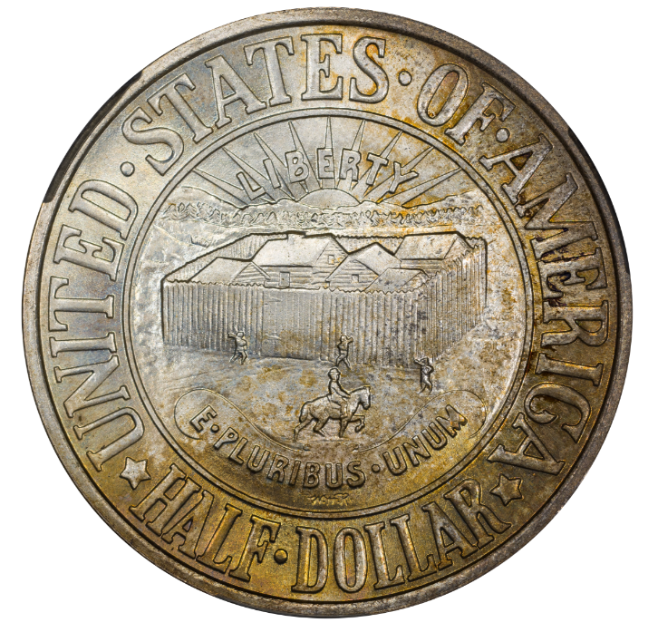 1936 York County, Maine Half Dollar Reverse