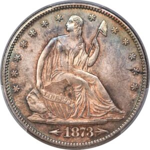 1873 Liberty Seated Half Dollar with Arrows