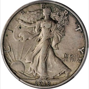 Walking Liberty Obverse Design