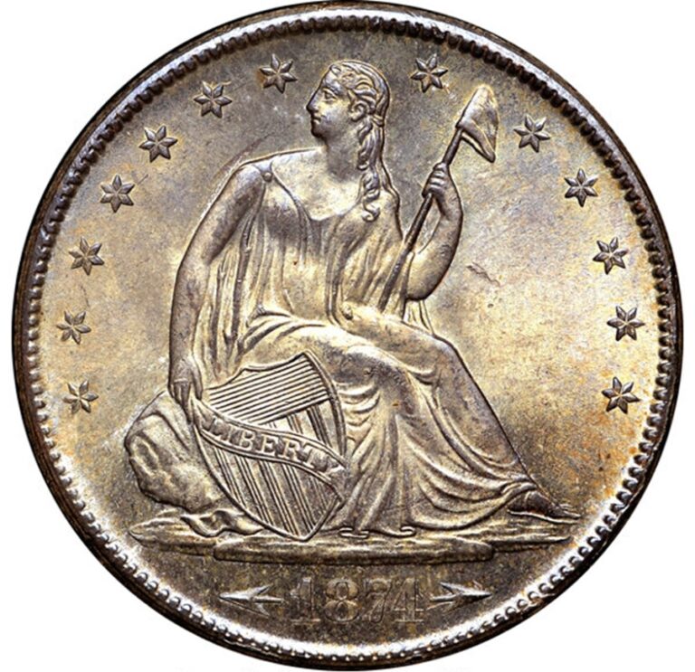 1974 with Arrows Half Dollar
