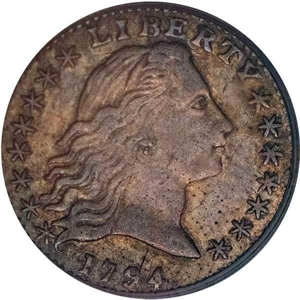 1794 Half Dime Obverse