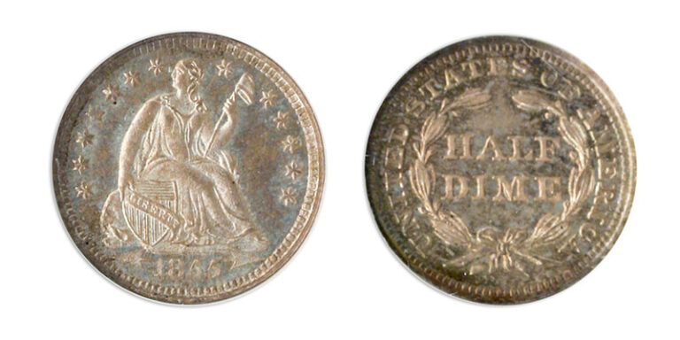 Circulated Liberty Seated Half Dimes by Date, Part 2: 1853 to 1859