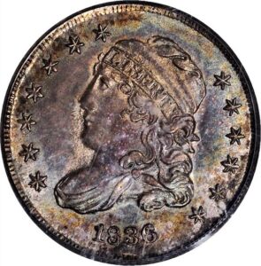 Capped Bust Half Dimes by Date: Choice to Gem Quality