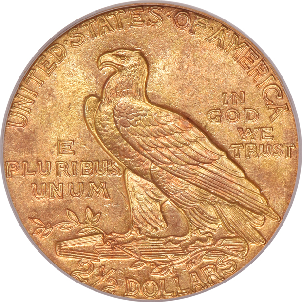 1913 $2.5 Gold Reverse