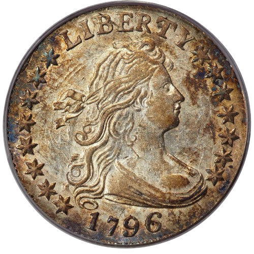 1796 Dime raw obverse