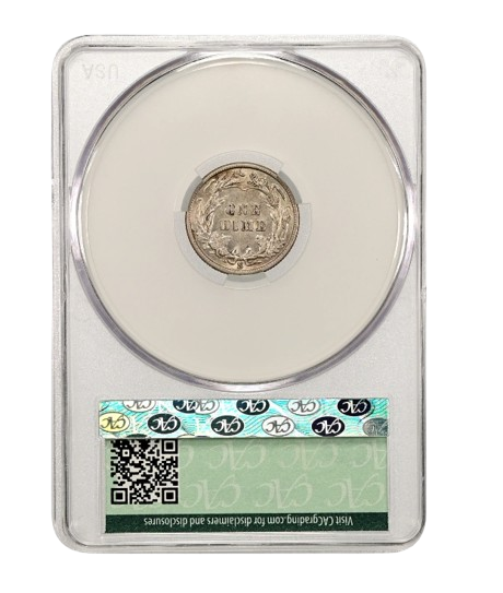 1914-S Dime Raw Reverse