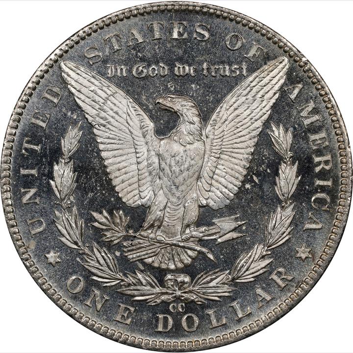 Raw Reverse of 1889-CC Morgan Dollar