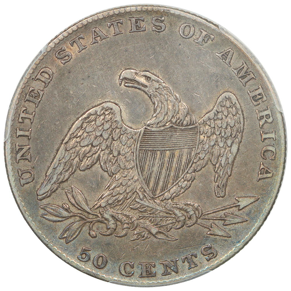 Reverse of an 1837 Half Dollar