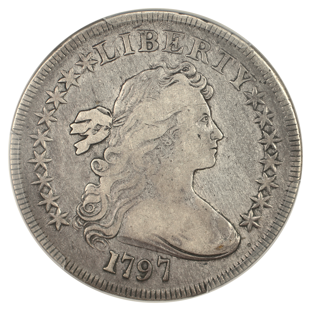 Photo of 1797 Draped Bust $1 Obverse