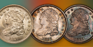 obverse of 3 bust dimes