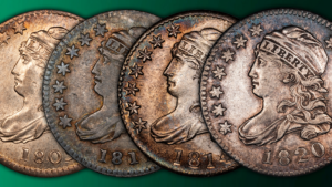 Circulated Capped Bust Dimes by Date (1809 - 1828) Part 1
