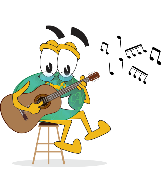 CAC Character With Guitar