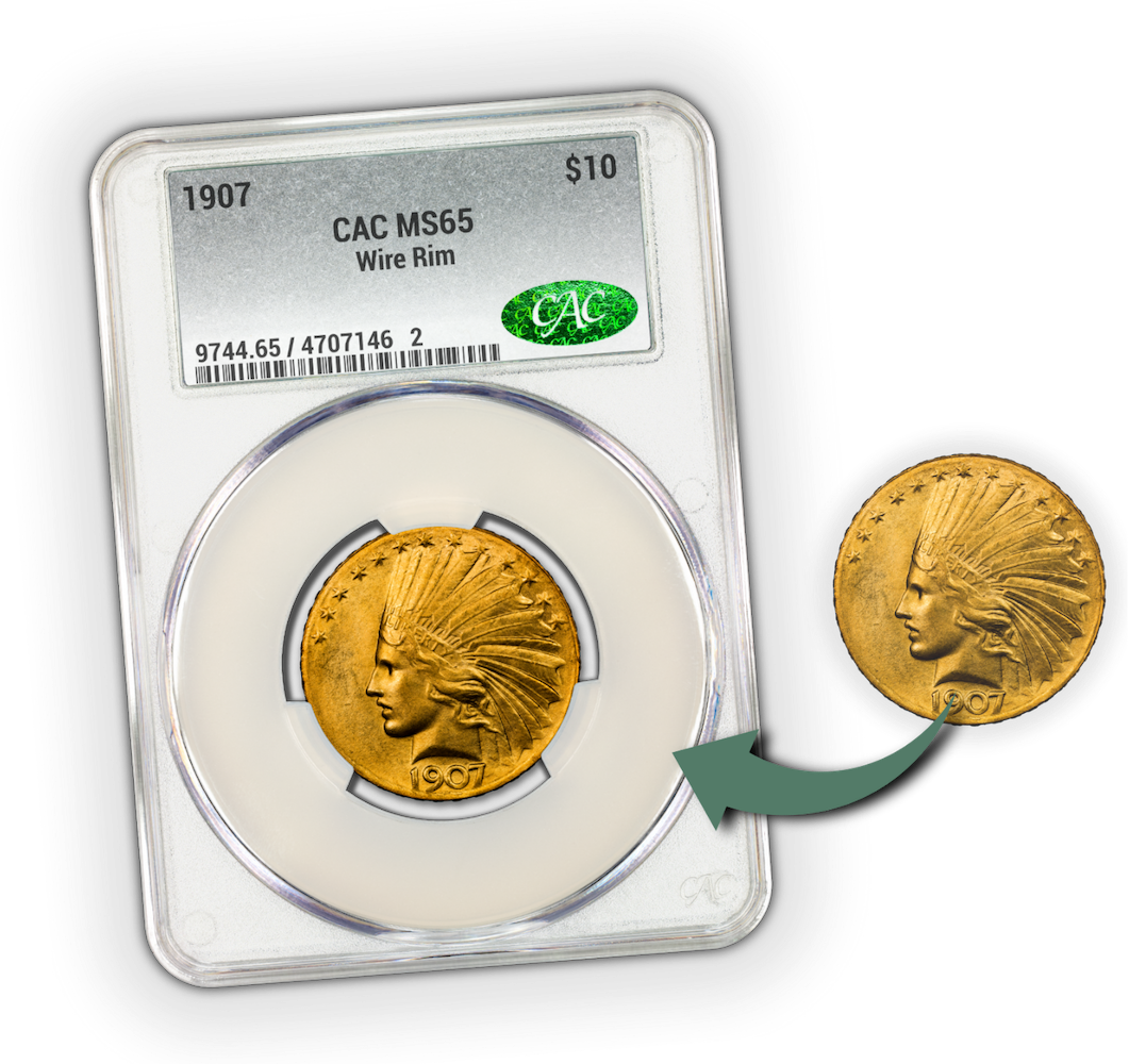 CAC Grading Sample Coin Obverse