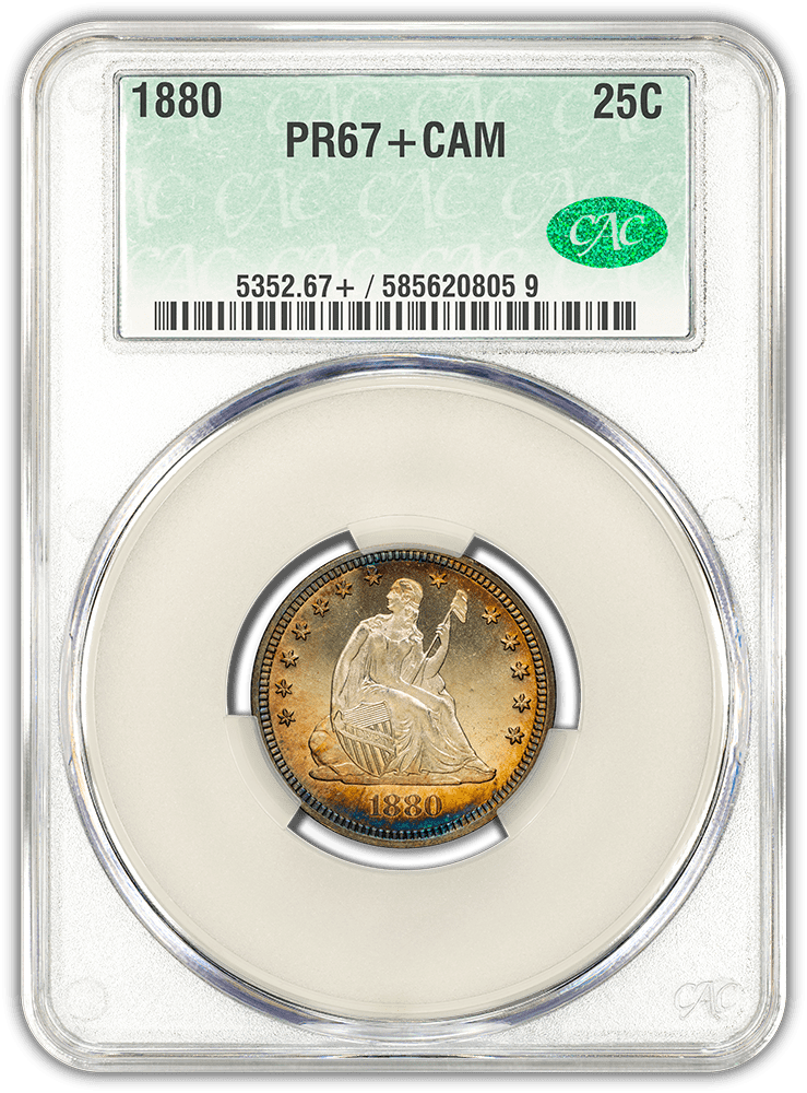 CAC Grading Sample Coin Obverse