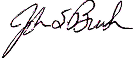 John Brush Signature