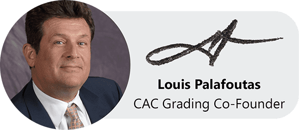 CAC Grading Louis Palafoutas Label