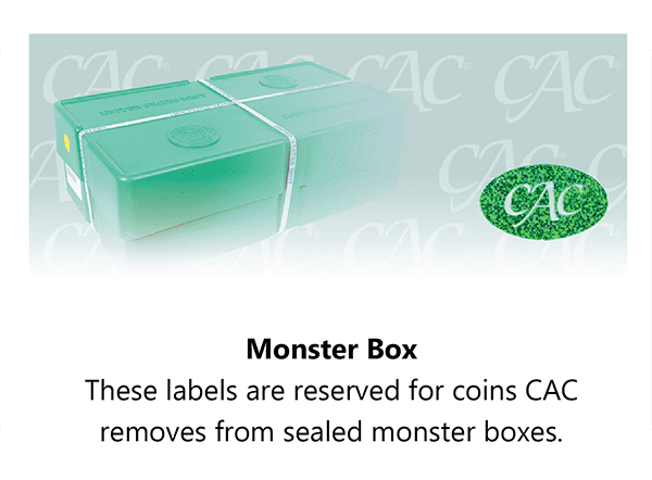 CAC Grading Monster Box Label